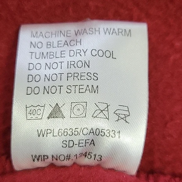 Woolrich Women's Lg Burgandy Fleece Vest - Picture 7 of 16